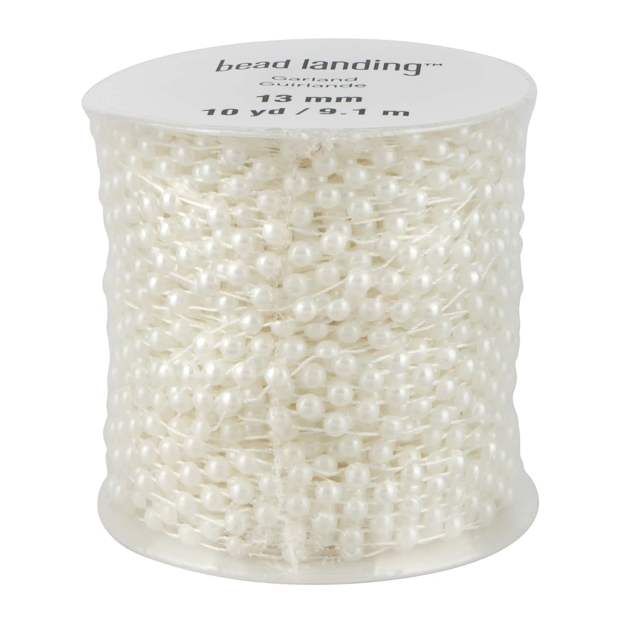 13mm Plastic Pearl Garland, 10yd. by Bead Landing™